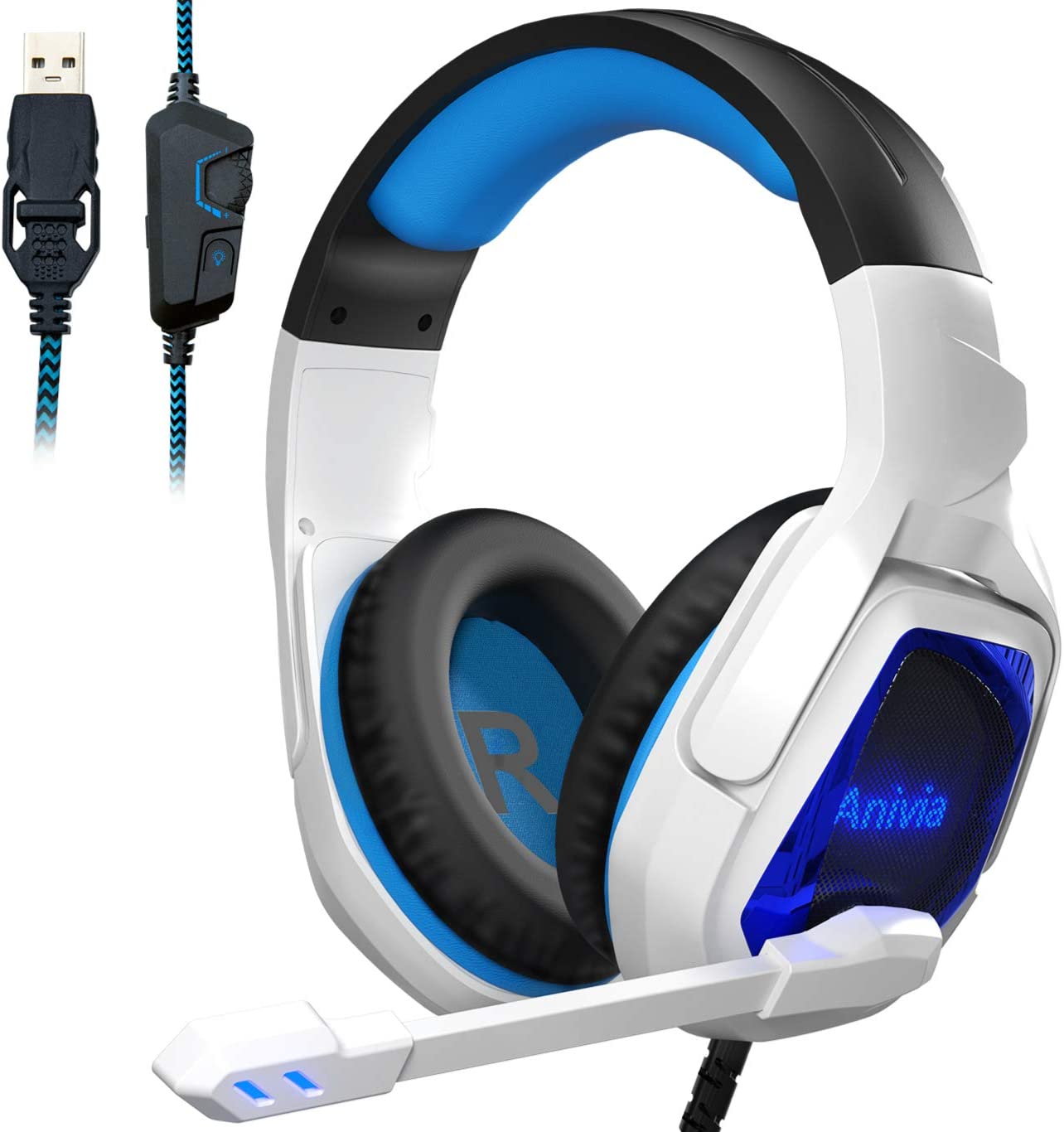ANIVIA MH901 Head-mounted USB Wired Stereo 7.1 Surround Sound E-sports Headphone Computer Gaming Headset ANIVIA MH901 Head-mounted USB Wired Stereo 7.1 Surround Sound E-sports Headphone Computer Gaming Headset